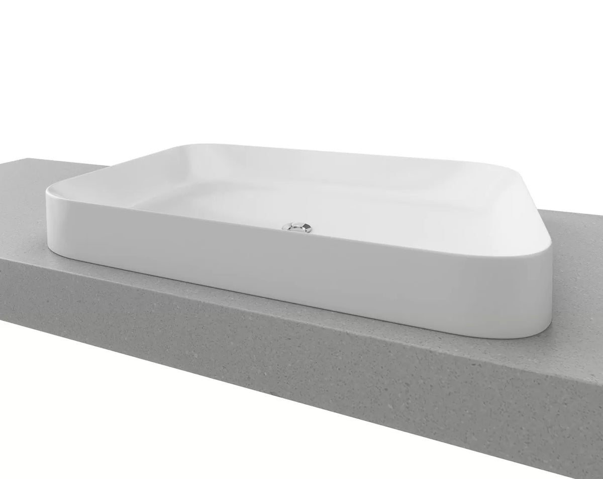 Timberline Rome Basin (Gloss White) — The Bathroom Biz