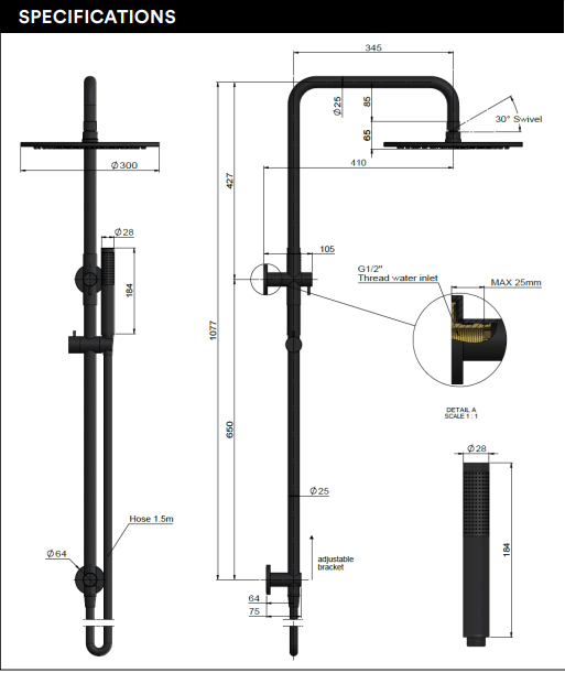 Product Specification Information