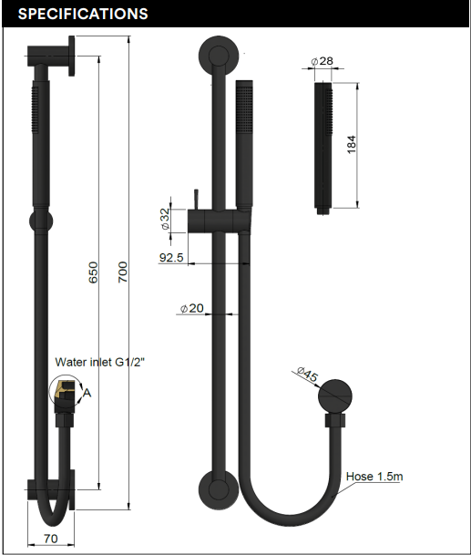 Product Specification Information
