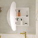 Fienza Round Split LED Mirror Cabinet
