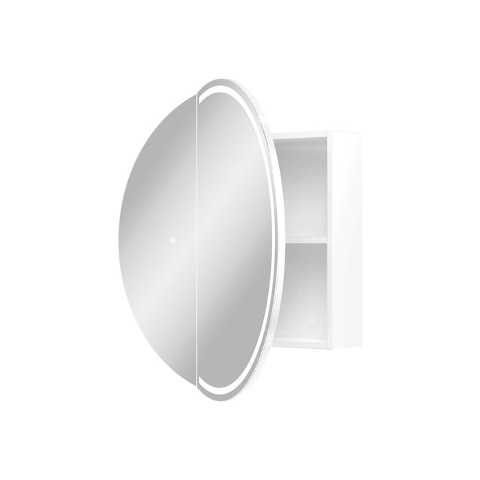 Fienza Round Split LED Mirror Cabinet