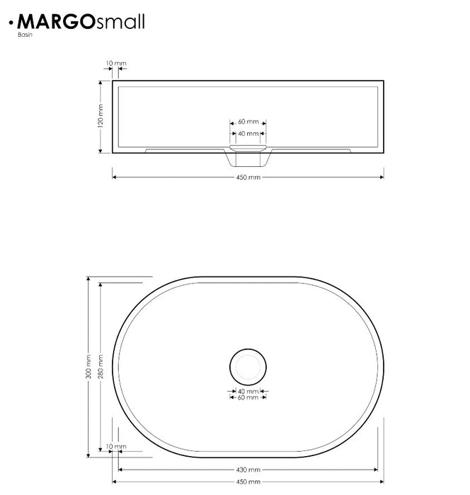 Margo Basin Small - Seamless Edge - Multiple Colour Options