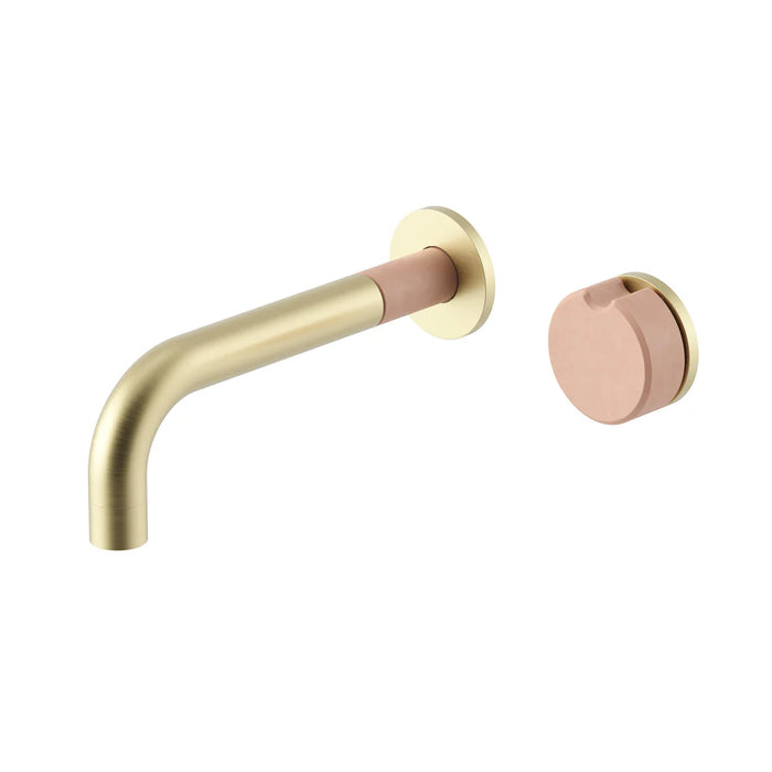 Meir X Nood Co. Alchemy Series Progressive Wall Mixer Set (Tiger Bronze x Blush Pink)