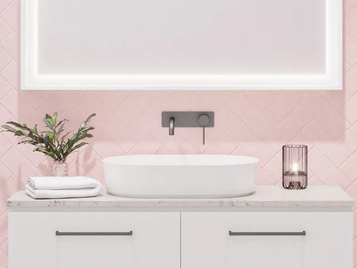 Timberline Myrtle Basin with a white and pink display bathroom