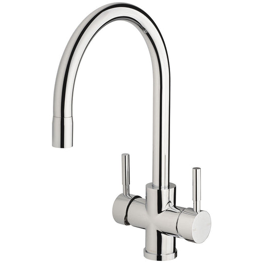 Phoenix Tapware Vivid Filtered Sink Mixer 220mm Gooseneck with Filters (Chrome) V737CHR