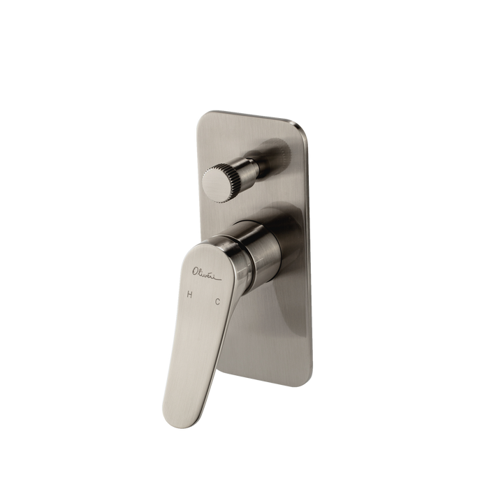 Verona Wall Mixer with Diverter (Brushed Nickel)
