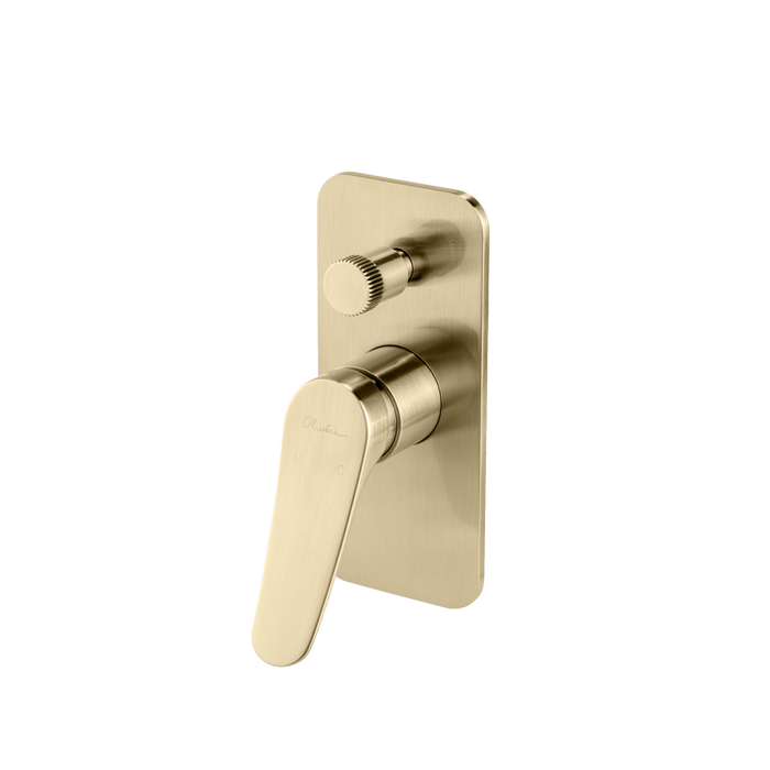 Verona Wall Mixer with Diverter (Classic Gold)