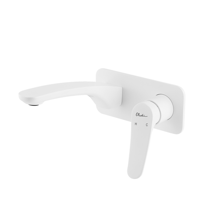 Verona Wall Mixer Set (White)