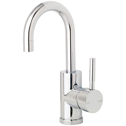 Phoenix Tapware Vivid Basin Mixer 120mm Gooseneck (Chrome) VL734CHR