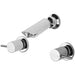 Phoenix Tapware Vivid Pin Lever Shower Set 15mm Extended Spindles (Chrome) VP122CHR