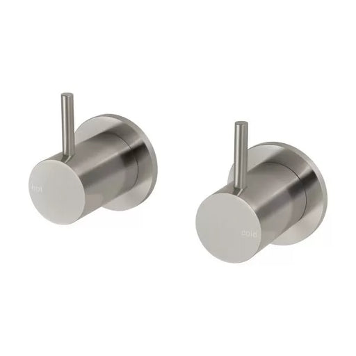 Vivid Slimline Wall Top Assemblies 15mm Extended Spindles (Brushed Nickel)