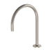 Vivid Slimline Hob Sink Outlet 220mm Gooseneck (Brushed Nickel) - Male connector