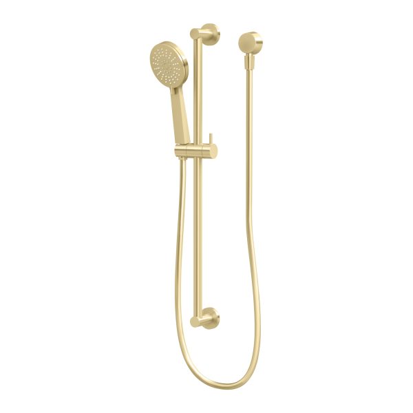 Vivid Slimline Rail Shower (Brushed Gold)