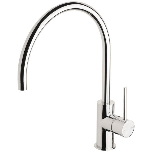 Phoenix Tapware Vivid Slimline Side Lever Sink Mixer 220mm Gooseneck (Chrome) VS733CHR