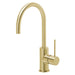 Phoenix Tapware Vivid Slimline Side Lever Sink Mixer 160mm Gooseneck (Brushed Gold) VS735-12