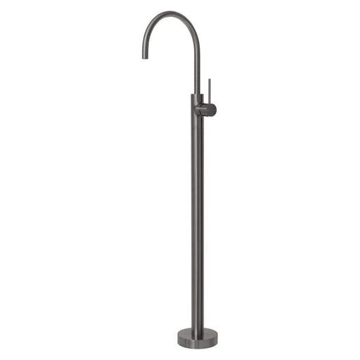 Vivid Slimline Floor Mounted Bath Mixer (Brushed Carbon)