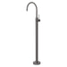 Vivid Slimline Floor Mounted Bath Mixer (Brushed Carbon)