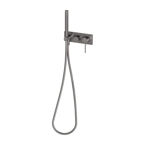 Vivid Slimline Wall Shower System (Brushed Carbon)