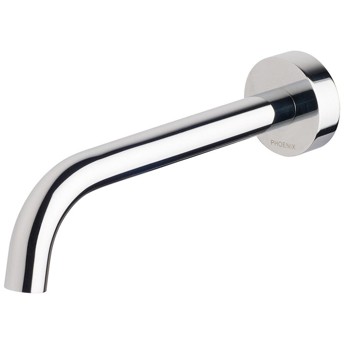 Phoenix Tapware Vivid Slimline Wall Bath Outlet 180mm Curved (Chrome) VS776CHR