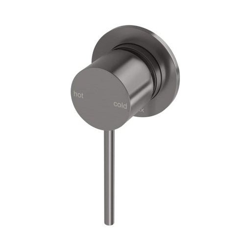 Vivid Slimline Shower / Wall Mixer 60mm Backplate (Brushed Carbon)