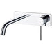 Phoenix Tapware Vivid Slimline Wall Bath Set 180mm Curved (Chrome) VS783CHR