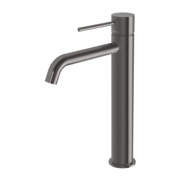 Vivid Slimline Vessel Mixer Curved Spout (Brushed Carbon)