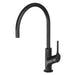 Phoenix Tapware Vivid Slimline Oval Sink Mixer 220mm Gooseneck (Matte Black) VV733MB