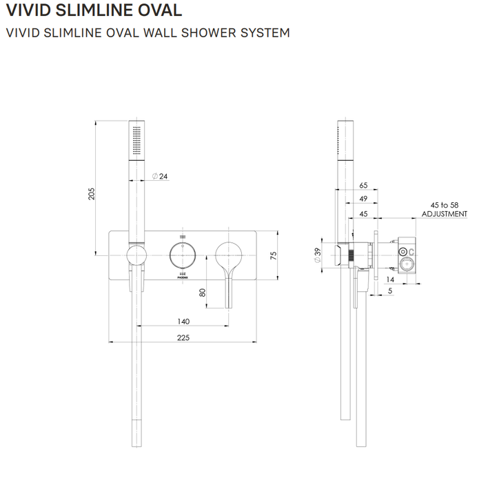 Specification Line Drawing