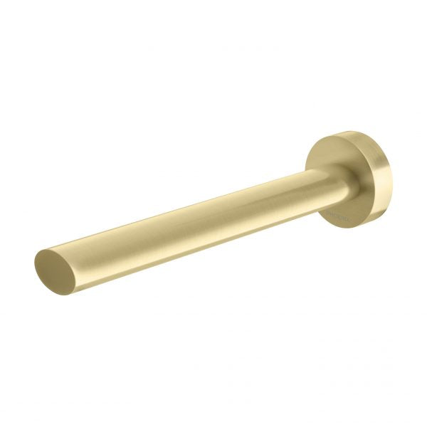 Vivid Slimline Oval Basin Outlet (Brushed Gold)