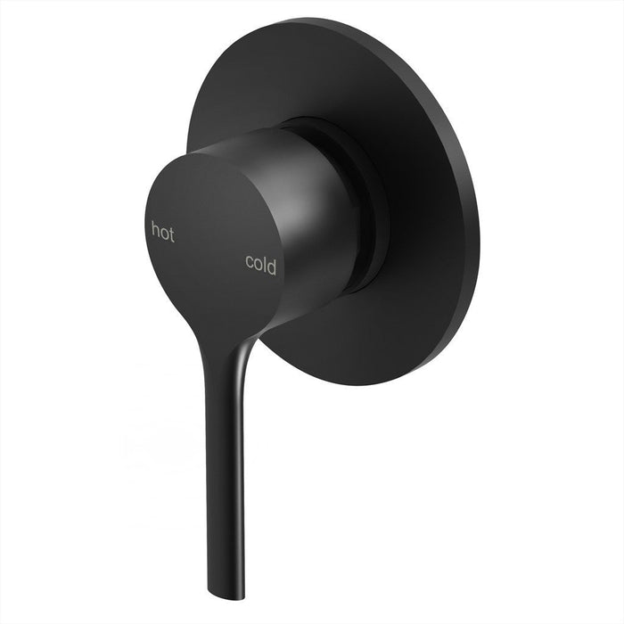 Phoenix Tapware Vivid Slimline Oval Shower / Wall Mixer (Matte Black) VV780MB