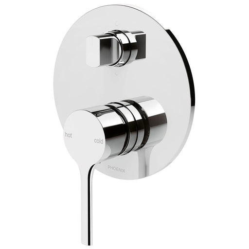 Phoenix Tapware Vivid Slimline Oval Shower / Bath Diverter Mixer (Chrome) VV791CHR