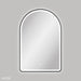 Fienza LED  Valentina Framed Arched Mirror 600 x 900mm (Matte Black)