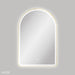 Fienza LED  Valentina Framed Arched Mirror 600 x 900mm (Urban Brass
