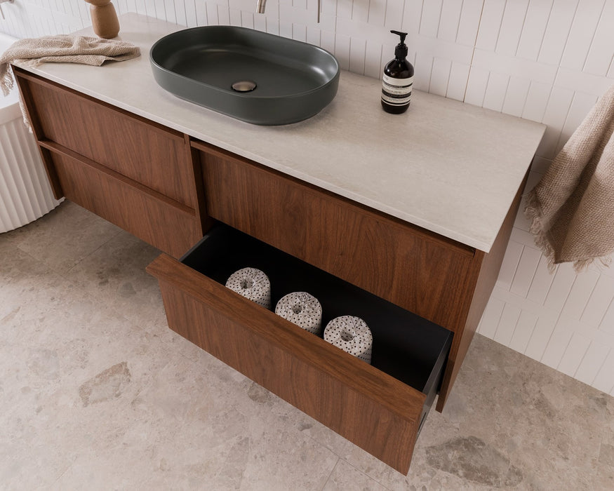 ADP Eli Vanity features large storage drawers