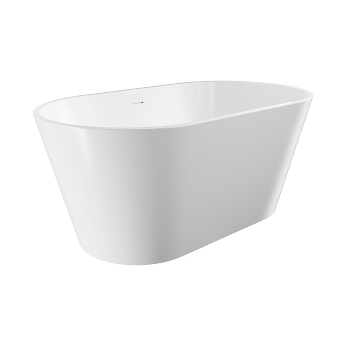 Fienza Austin Freestanding Acrylic Bath with Overflow (1400mm)