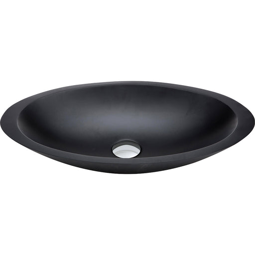 Fienza Bahama Solid Surface Above Counter Basin (Matte Black)