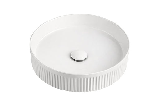 ADP Fluted Basin with White Waste