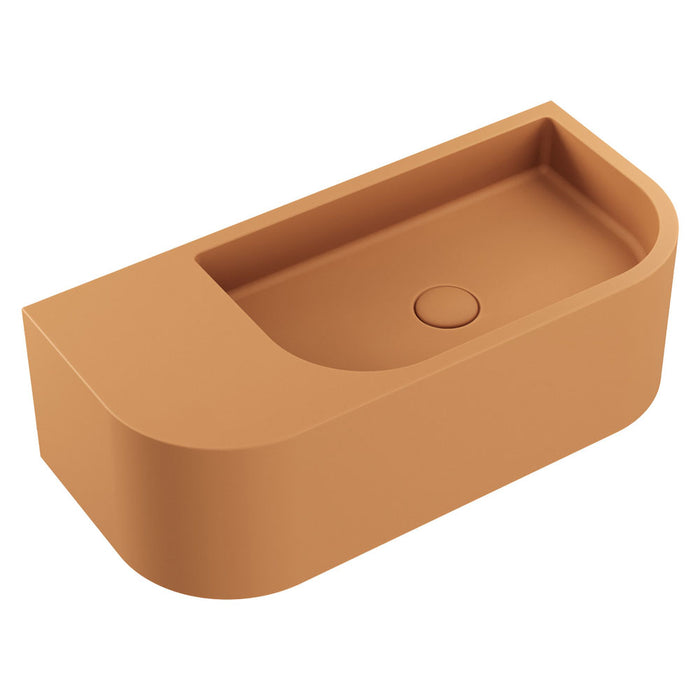 Fienza Blanca Concrete Wall Basin (Tuscan)