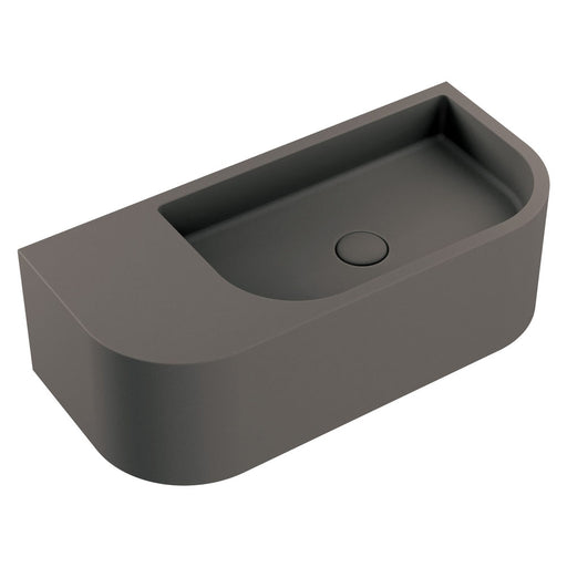 Fienza Blanca Concrete Wall Basin (Warm Grey)