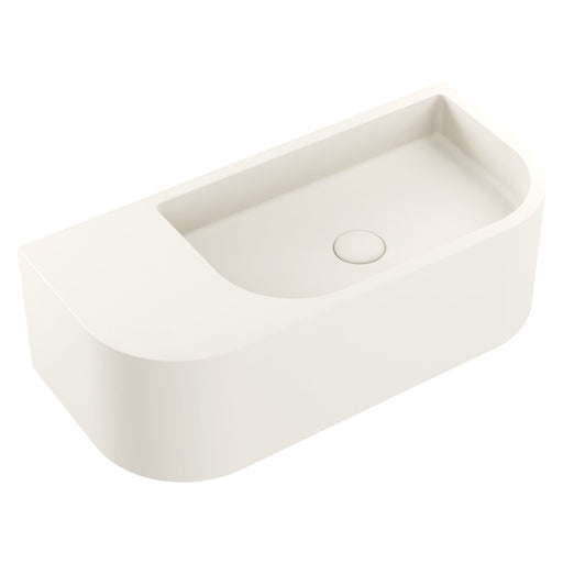 Fienza Blanca Concrete Wall Basin (Warm White)