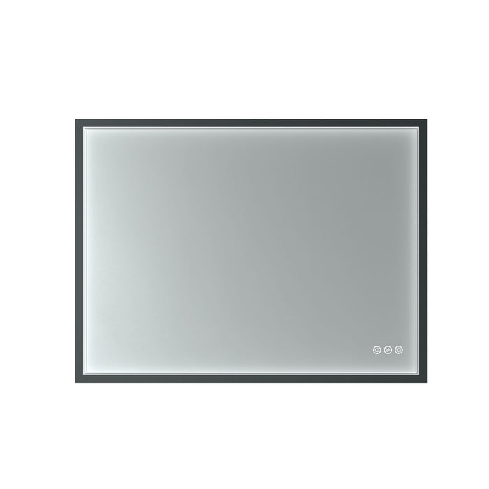 Euro Mirror RÖEK Black Frame LED Mirror