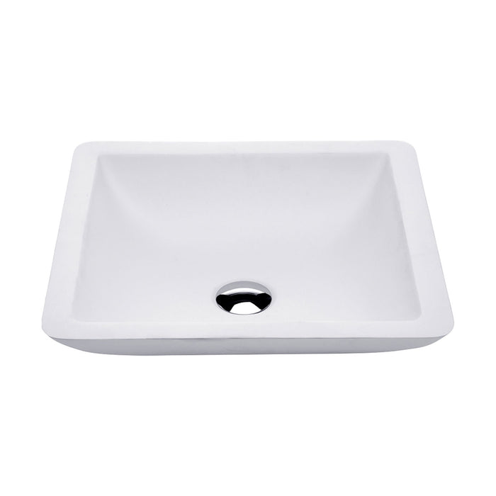 Fienza Classique 420 Solid Surface Above Counter Basin (Matte White)