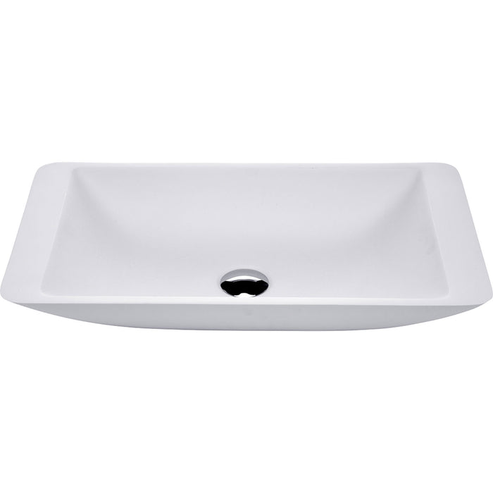 Fienza Classique 600 Solid Surface Above Counter Basin (Matte White)