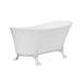 Fienza Clawfoot Freestanding Acrylic Bath - 1500mm (White)