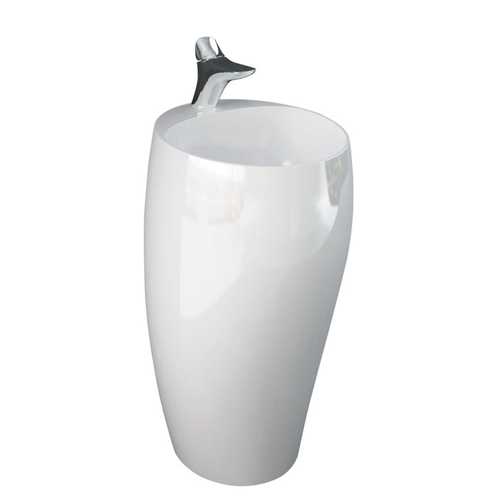 Fienza RAK Cloud Freestanding Basin (Alpine Gloss White)