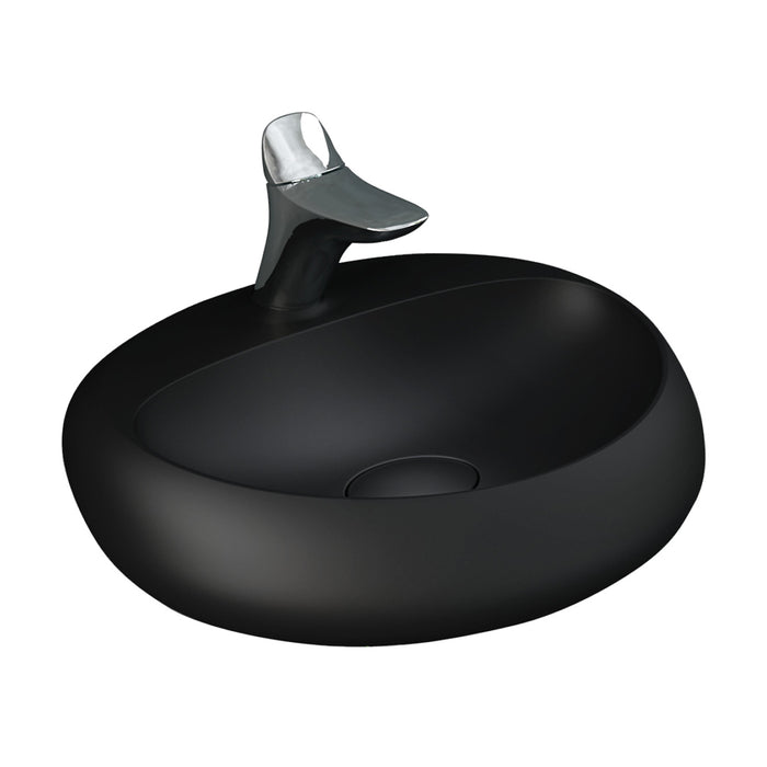 RAK Cloud Wall Basin (Matte Black - Small)