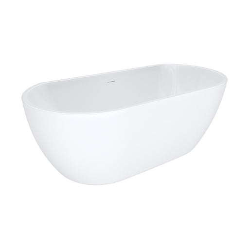 Fienza Dalia Back-to-Wall Acrylic Bath with Overflow (1500mm)