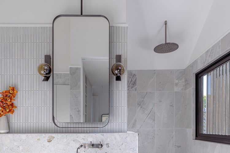 ADP Allegra Matt Black Frame Mirror