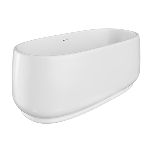 Fienza Eden Freestanding Acrylic Bath - Gloss White (1550mm)