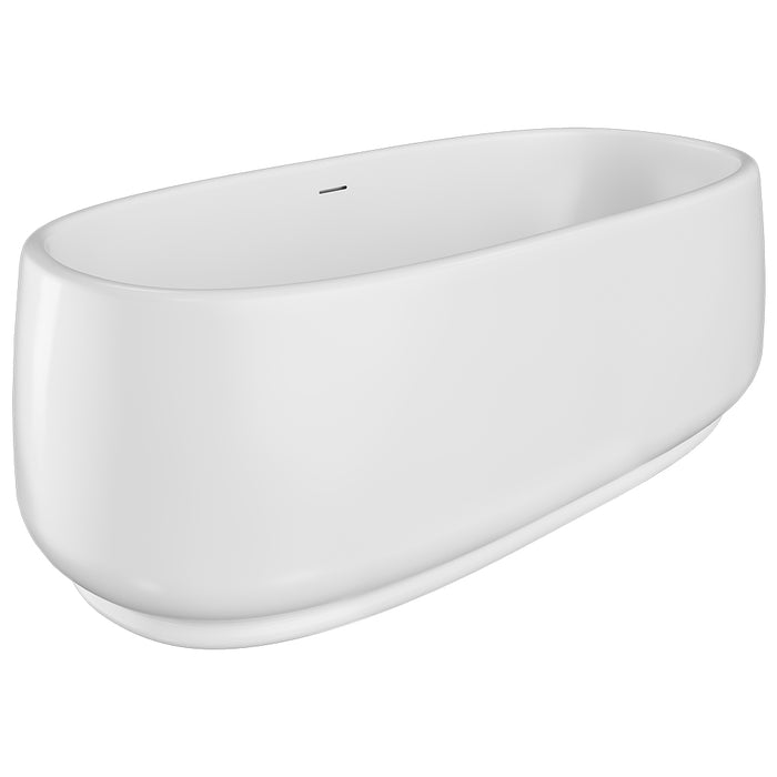 Fienza Eden Freestanding Acrylic Bath - Gloss White (1750mm)